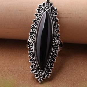3 / $30 ⚡️Black Onyx Statement Ring